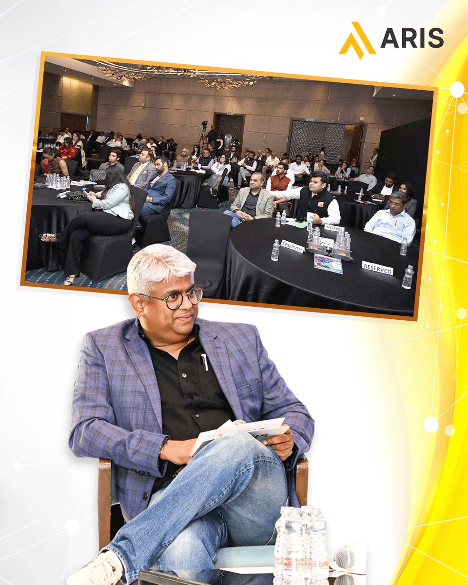 ARIS_ltd's tweet photo. A conversation worth having and one worth watching.

At the 6th Realty+ 40 Under 40 Conclave &amp; Awards 2026, our CEO Srinivasan Gopalan moderated a panel that got to the heart of where Indian real estate is headed.

Watch Now:▶️ https://t.co/yh6LEwyAQo https://t.co/FTxuXhoGbE