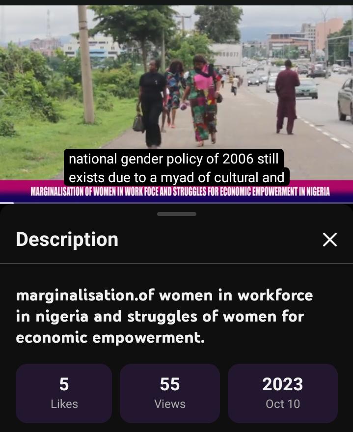Genderstrategy's tweet photo. At Gender Strategy Advancement International (GSAI), we believe that economic empowerment is more than income; it is dignity, independence, inclusion, voice, and power.

Across Nigeria, millions of women continue to power homes, businesses, markets, and communities, yet remain structurally excluded from equal opportunities, leadership spaces, financial access, and economic decision-making.

The marginalization of women in the workforce is not just a gender issue; it is a national development challenge.

From unequal pay and workplace discrimination to limited access to funding, leadership roles, and economic resources, too many women are forced to work twice as hard for opportunities that should already be equal.

Yet despite these barriers, Nigerian women continue to rise.
They continue to build, lead, innovate, sustain families, and drive economic growth across sectors.

A society cannot truly prosper while half of its population continues to face systemic exclusion.

The future of Nigeria’s growth depends on creating systems where women are not marginalized but fully empowered to thrive, lead, and contribute without barriers.

Because when women succeed, economies grow, communities strengthen, and nations prosper.

Click the link below to watch more on the Investigative Report done by GSAI, proudly supported by Wole Soyinka Center for Investigative Reporting and MacArthur Foundation.

https://t.co/TAfJibxHtU 

#GSAI #WomenEmpowerment #EconomicInclusion #GenderEquity #WomenInLeadership