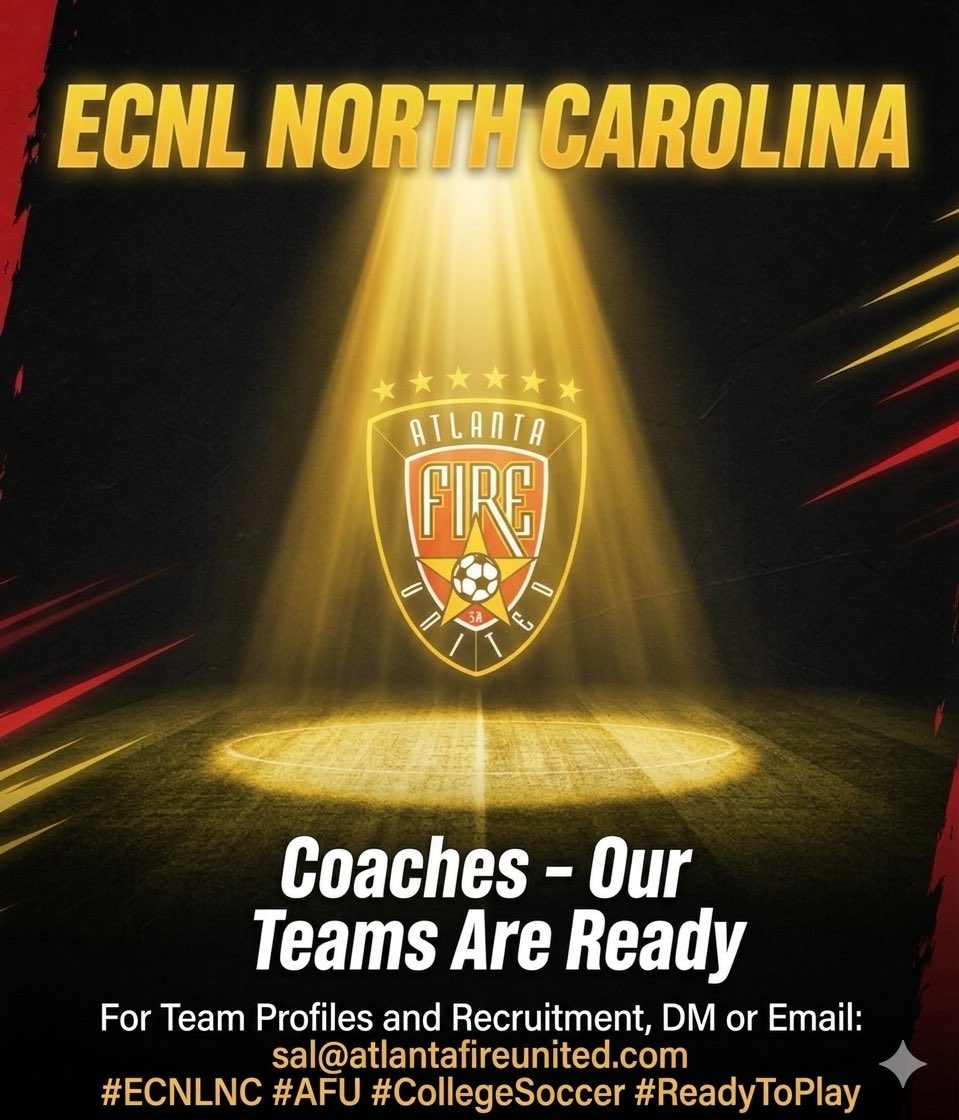 SalMartelli22's tweet photo. Coaches, Come Watch Us……@atlantaunitedsa @ECNLgirls @ImYouthSoccer @ImCollegeSoccer @TopDrawerSoccer @PrepSoccer @TheSoccerWire #soccer #ncaa #winnerswin #WeAreAFU #FireOn https://t.co/dIVixcPomX