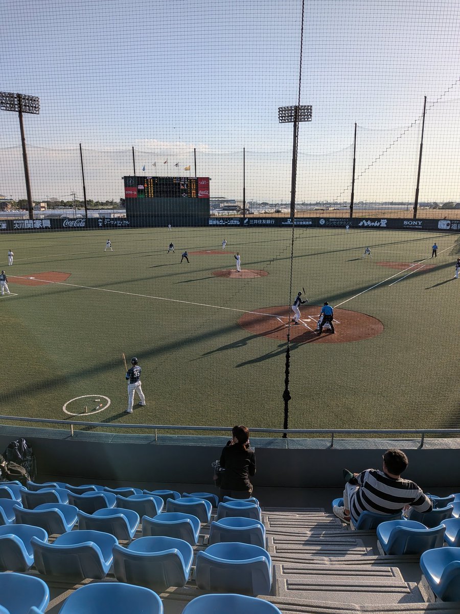 cafuringanofan's tweet photo. 初めての筑後。長閑で良い球場でした。試合は0-5で負け…。これでファーム観戦、4勝3敗になってしまいました…。😭尼崎からの移動でお疲れかな?💦 https://t.co/bNvA3tzHCt