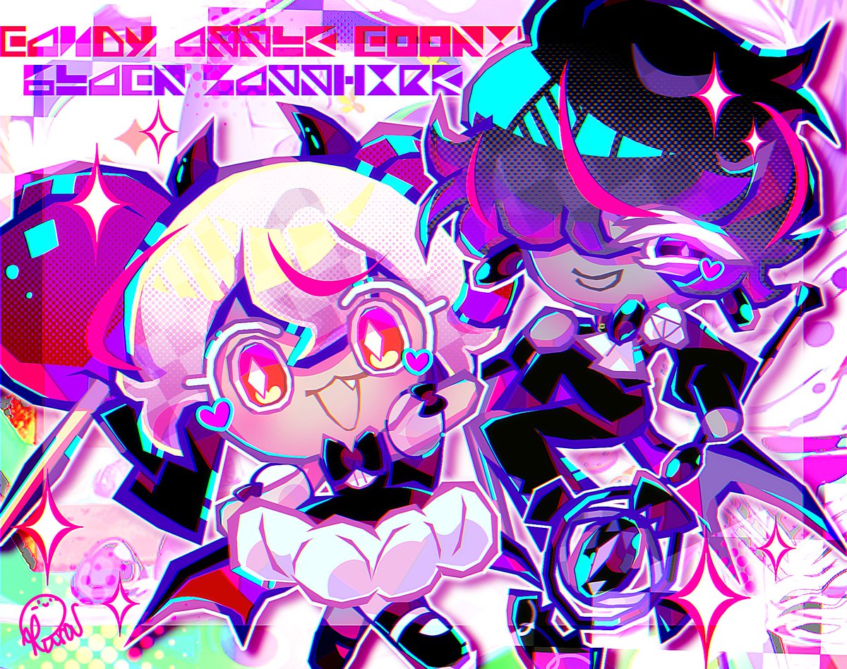 KU_miushi02's tweet photo. ⊹ ｡˚ 🍎✨🍇 ˖ ｡* ⊹
#cookierun  #쿠키런 #candyapplecookie #blacksapphirecookie https://t.co/XlZOu4FPvA