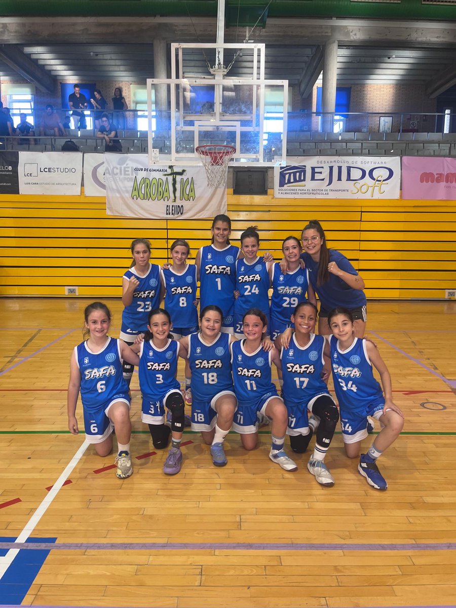 cd_safa's tweet photo. ✅ Victoria sufridísima y trabajada de nuestras minis 🆚 @MurgiBaloncesto 

#123SAFA 💙 https://t.co/6SUSLzrzpl