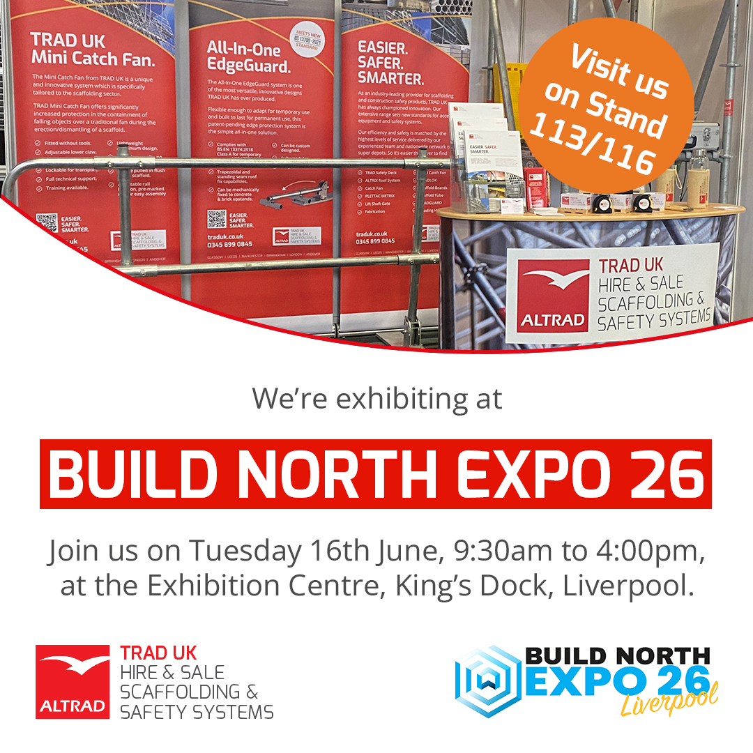 Trad_UK1's tweet photo. TRAD UK are looking forward to welcoming delegates to the Build North Expo 26, taking place at the Exhibition Centre, King's Dock, Liverpool on Tuesday 16th of June.  The event is open from 9:30am to 4:00pm, so if you're in the area, why not pop in and say hello!  🧵👇 https://t.co/zVJWQgsayS