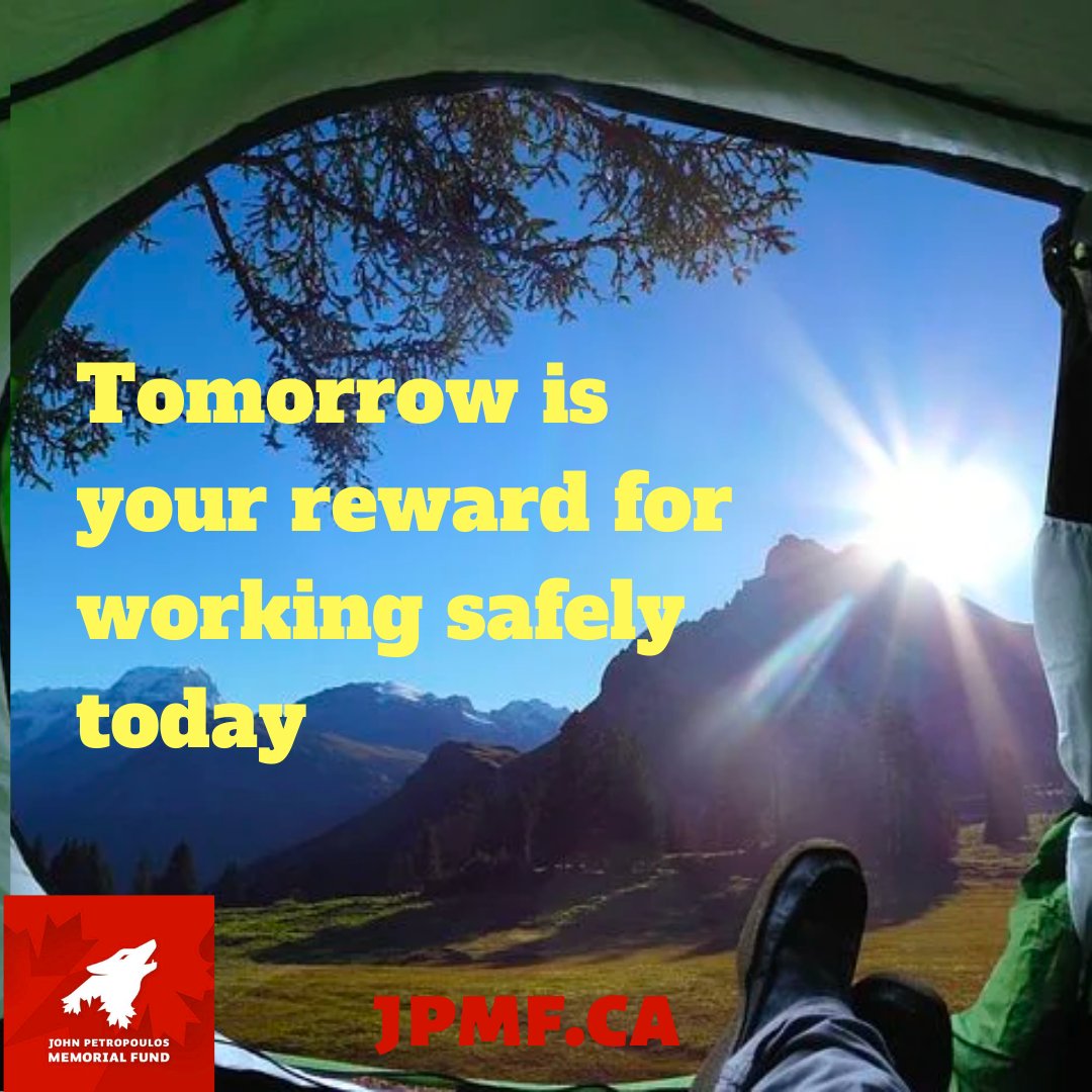 jpmf's tweet photo. Friday…Keep safety in mind all day.
#safetymindset https://t.co/4nrOHP7izg