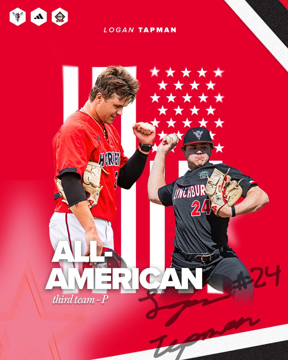 LynchburgBaseBl's tweet photo. The work all season long paid off with 🖐️ American Baseball Coaches Association All-American selections, @ABCA1945 massive congratulations to these guys and their accomplishments‼️ https://t.co/64H0qqkPfO