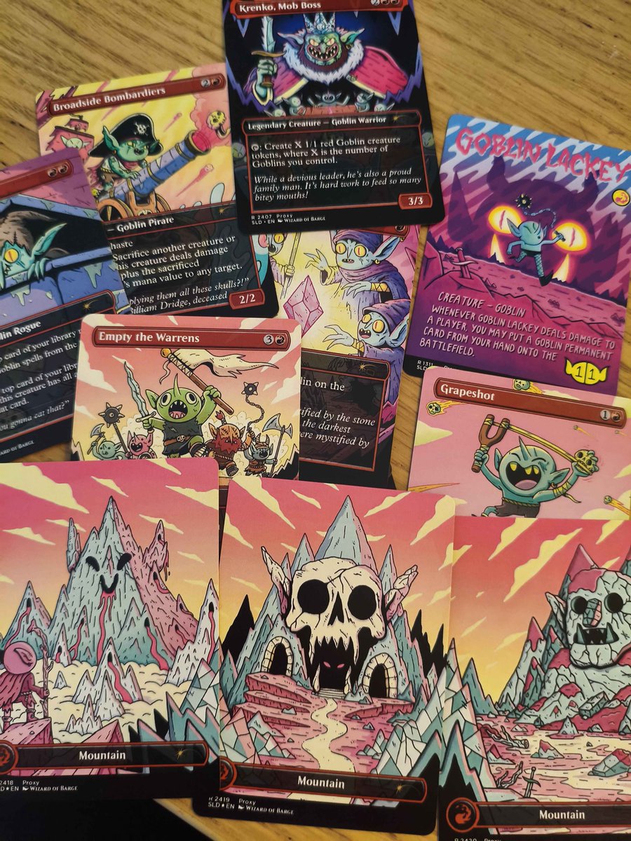 boidin's tweet photo. Pour moins de 40€ j'ai le deck Goblin Storm ! Vous n'aurez plus mon argent @MTGSecretLair and @wizards_magic https://t.co/mVpeXI8400