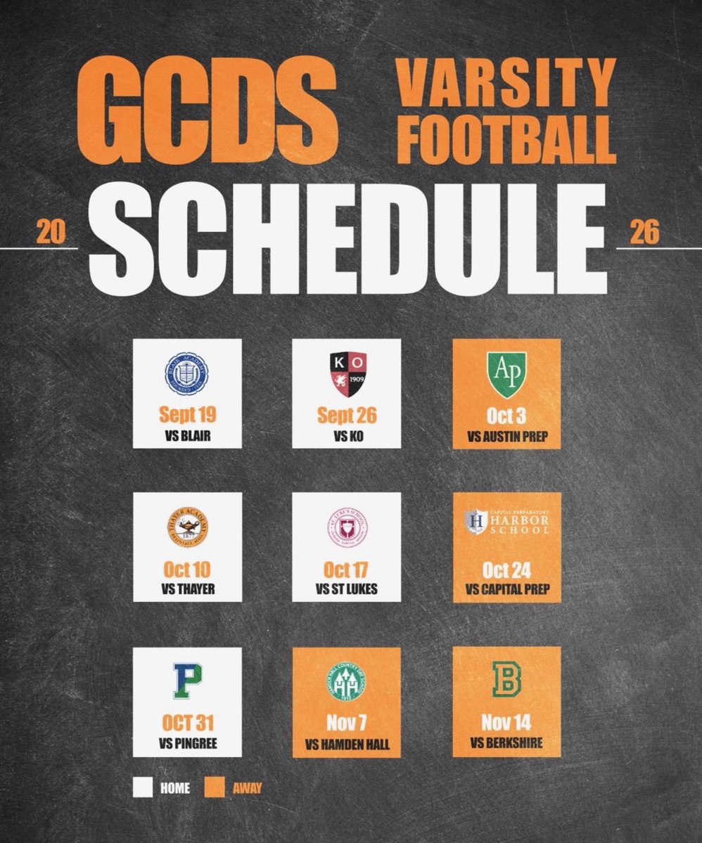 GCDS Varsity Football tweet media