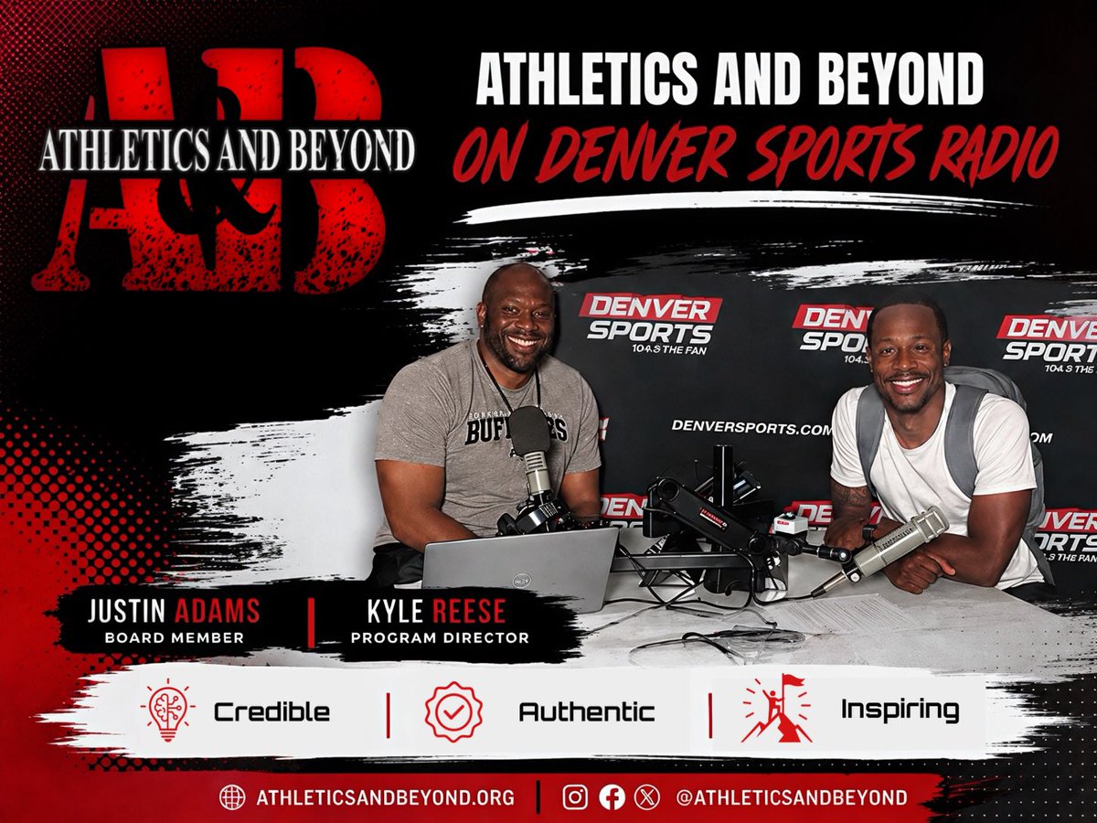 aabwellness's tweet photo. Some of our best.... #AthleticsandBeyond #DenverSportsRadio https://t.co/GzKkzs8cuv