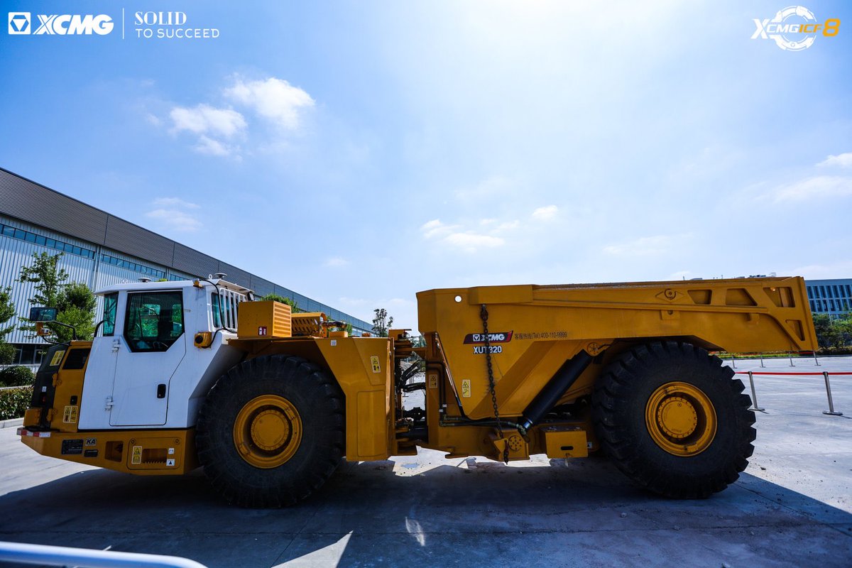 XcmgF's tweet photo. The XCMG XUT320 underground haulage truck delivers heavy-duty power and stable performance, keeping your mine operations moving efficiently. ⛏️ #XCMG#SolidtoSucceed#XCMGICF8 #ICF8RealWords https://t.co/I6VYo2wisa