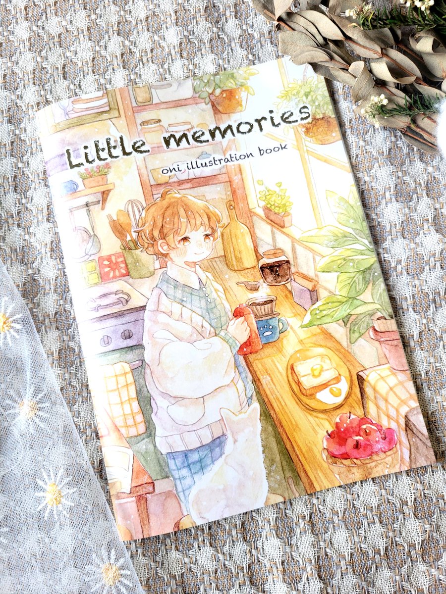 oniheya_53's tweet photo. 【個展グッズお知らせ①】

『 Little memories 』
A5縦/16ページ/フルカラー

個展の作品をまとめた新作イラスト本を作りました🌸
日記のような感じで作品と一緒に文章も楽しんで貰えると幸いです…！✎

#個展_ひとさじのしあわせ https://t.co/X4cx9iHjHu