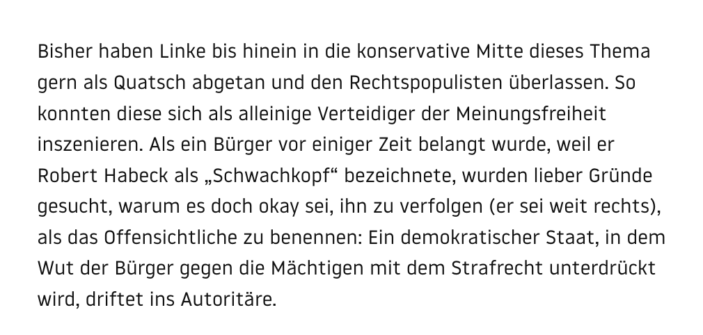 JuliusBetschka's tweet photo. Wer Friedrich Merz als „Lackaffen“ beschimpft oder „Merz leck Eier“ brüllt, muss Strafen fürchten. Das Vorgehen des Staats gegen Bürger ist ins Autoritäre gerutscht. Das muss aufhören! 

Einmal grundsätzlicher zur Meinungsfreiheit. Mein Kommentar im @sternde 1/2 https://t.co/HTdazMF0OC