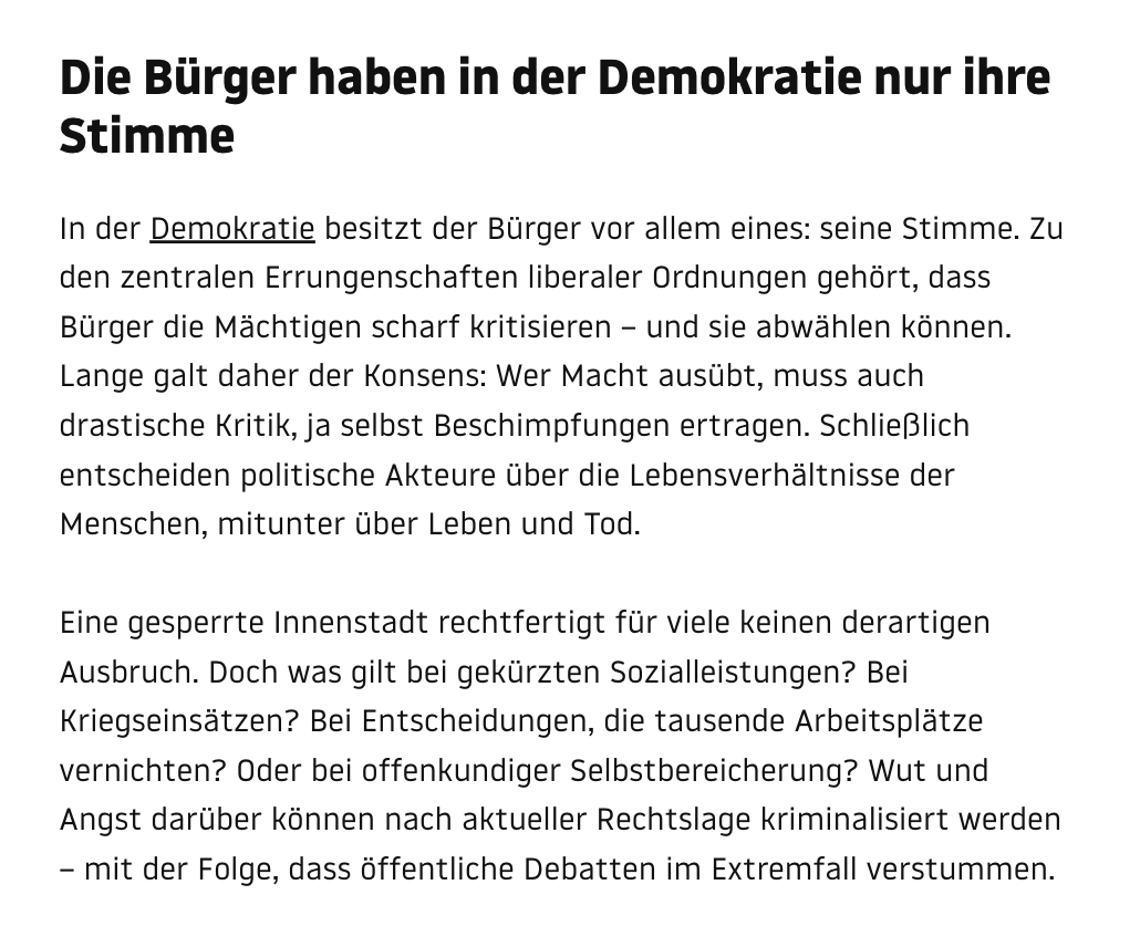 JuliusBetschka's tweet photo. Wer Friedrich Merz als „Lackaffen“ beschimpft oder „Merz leck Eier“ brüllt, muss Strafen fürchten. Das Vorgehen des Staats gegen Bürger ist ins Autoritäre gerutscht. Das muss aufhören! 

Einmal grundsätzlicher zur Meinungsfreiheit. Mein Kommentar im @sternde 1/2 https://t.co/HTdazMF0OC