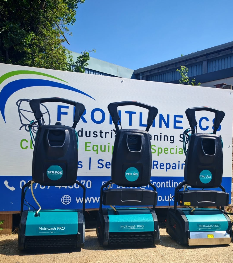TruvoxInt's tweet photo. The Multiwash PRO range shining bright at Frontline ICS! ☀️

A great way to head into the weekend, with machines ready to deliver powerful and reliable cleaning performance across a wide range of environments.

#multiwash #cleaningmachine #floorcareexperts https://t.co/BwNq25OolT