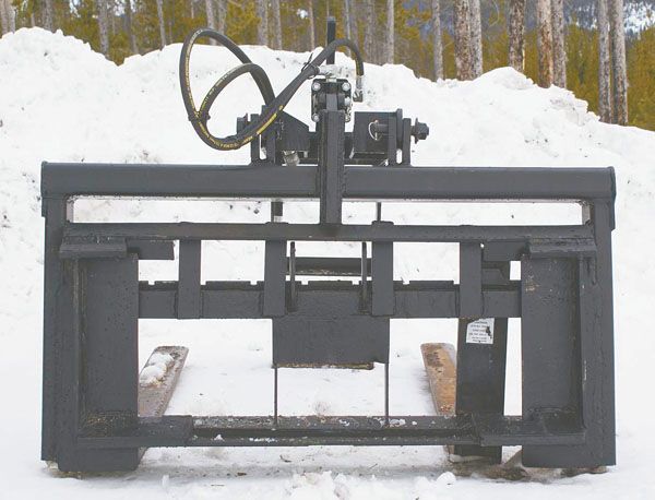 FarmShow's tweet photo. John Betka figures he’ll get more years of use out of his $250 home-built grapple than he would from a $1,600 grapple. It’s already proven to be a useful piece of equipment for moving trees, lifting slash, and transporting boulders around his Walkerville, Montana, property. https://t.co/yaE3psWYy3