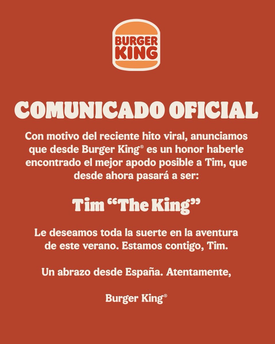 Burger King tweet media
