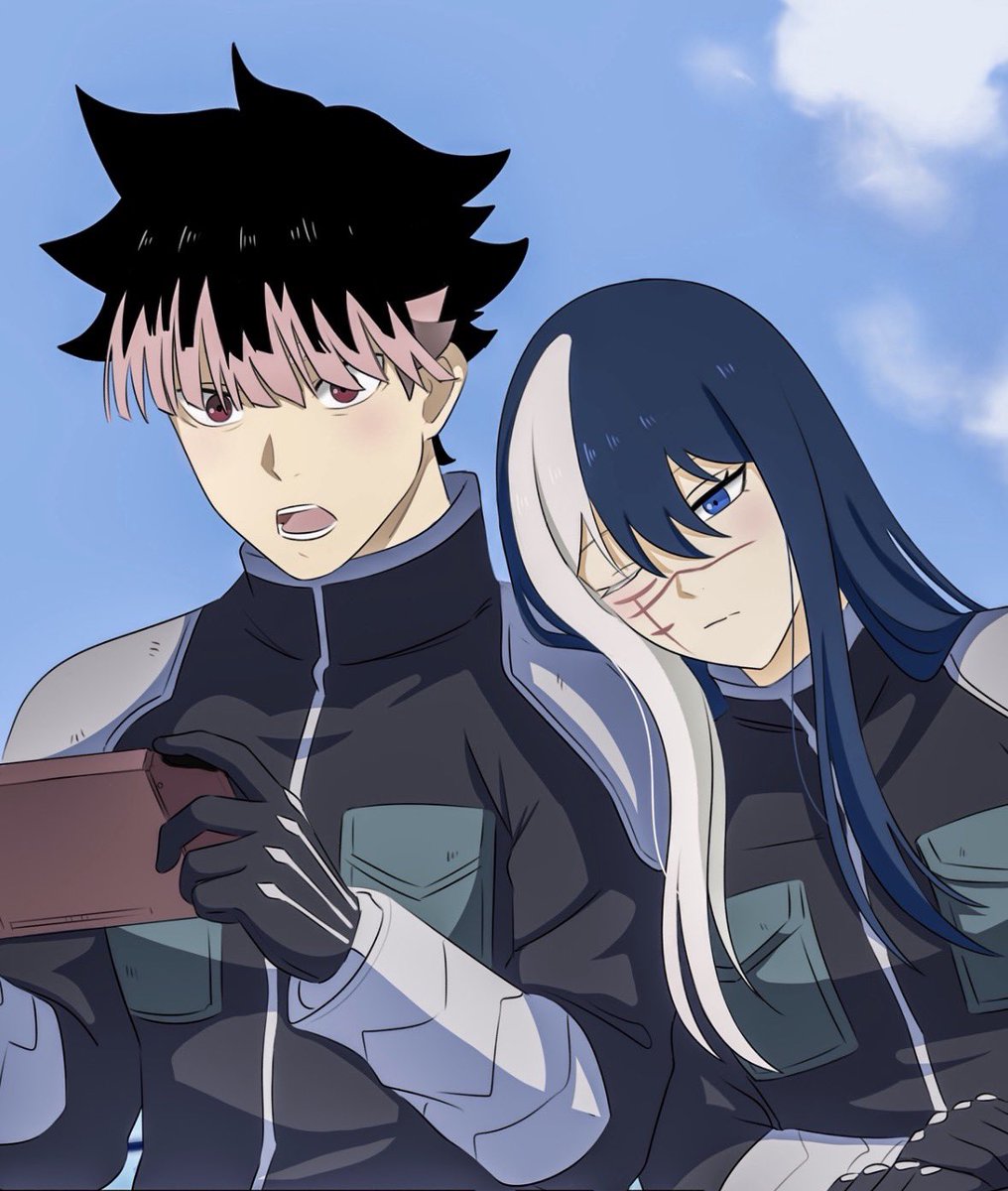 Voicheru's tweet photo. 🩵🩷🩵🩷
#kaijuno8 #gennarumi #remenkuroshi #anime https://t.co/JvF7rKmc7o