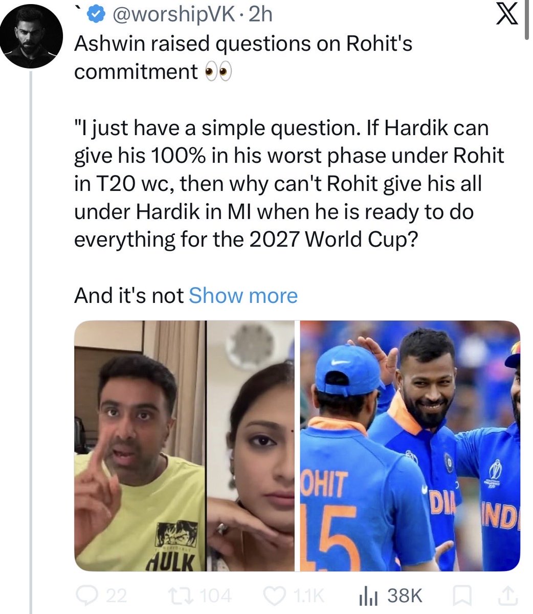 Ashwin 🇮🇳 tweet media