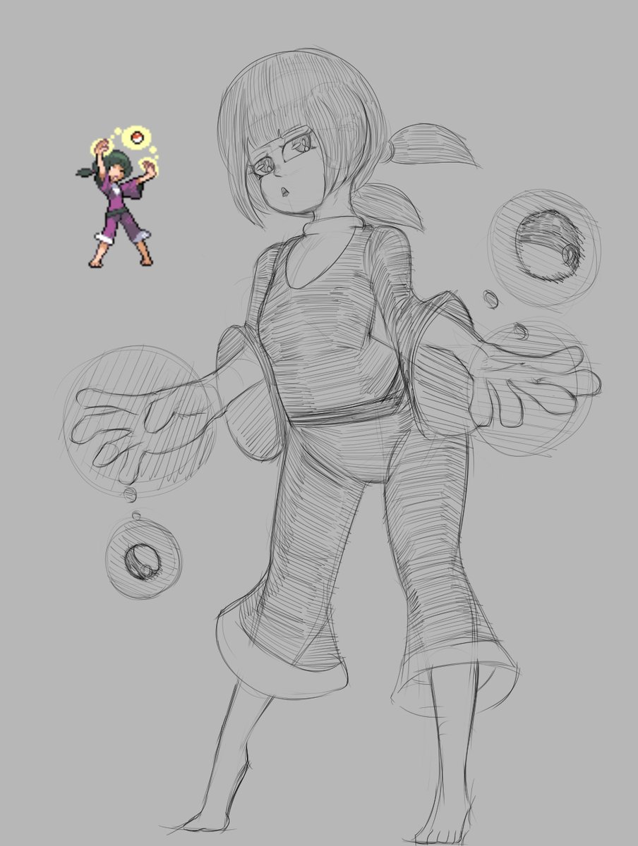 BoltArt1's tweet photo. Sketches I did last week.
Old Yangire idea
Ygl's Wrestler OC Lina(@/Ygl_FC) 
Psychic Trainer from Pokemon D/P/P/BD/SP https://t.co/ZMcSbLbSrO