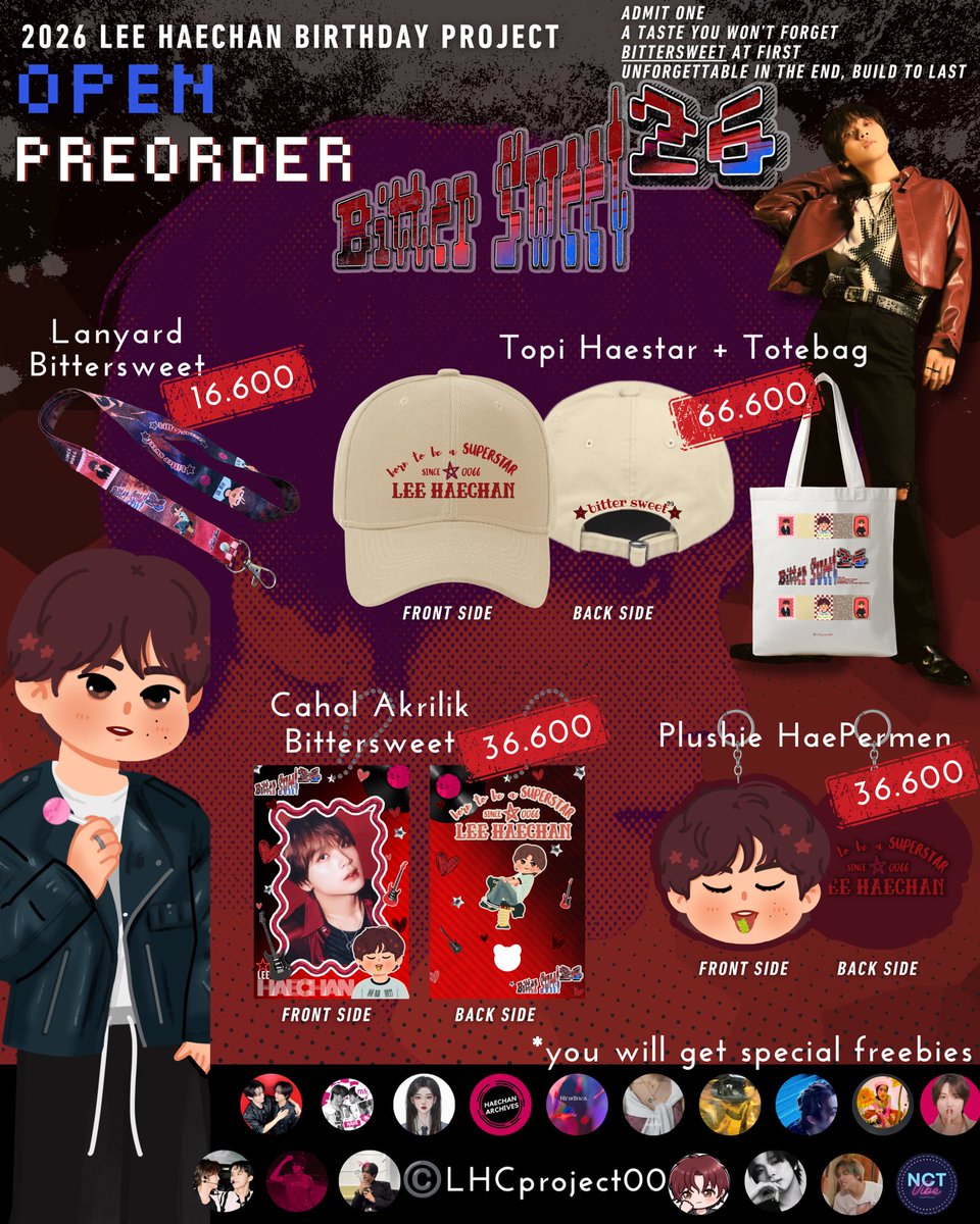 LHCproject00's tweet photo. 𝗕𝗜𝗧𝗧𝗘𝗥 𝗦𝗪𝗘𝗘𝗧 ²⁶ ★

𝗔𝗱𝗺𝗶𝘁 𝗼𝗻𝗲 : 𝗮 𝘁𝗮𝘀𝘁𝗲 𝘆𝗼𝘂 𝘄𝗼𝗻’𝘁 𝗳𝗼𝗿𝗴𝗲𝘁 🍷
❤️‍🔥Open PreOrder ❤️‍🔥

🎸 Periode 29 Mei - 9 Juni
🛍️ DP only, detail on form
🔗 https://t.co/2ZhWH5mA02

#bittersweet26
#happyhaechanday https://t.co/uOrLsy54Tr