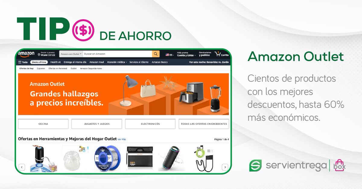 ServientregaBox's tweet photo. Truquito para que ahorres mucho más. 💰
Lee con atención y pruébalo. 😉

👇🏼 Guarda este post para tu próxima compra.

#CasilleroInternacional #ServientregaBoxEc #Amazon #Tip #ComprasOnline https://t.co/i8zeCFw6hm