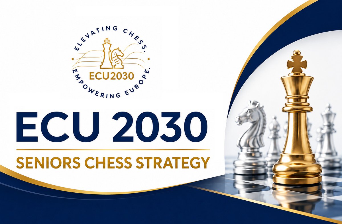 ecu2030's tweet photo. ECU 2030 — Seniors Chess Strategy (2026–2030):

Today we published our Seniors Chess program, focused on recognition, prestige, and inclusion—with clear commitments and measurable outcomes. 

Key points:

✅€16,000 additional prize fund secured for the European Senior Individual & Team Championships from 2026.

✅ New flagship event: European Senior Rapid & Blitz Championship 2027 (Monaco) with a €30,000+ prize fund already secured through new agreed sponsorship. Stronger partnerships dedicated to senior chess, with deliverables that directly improve prize funds and event quality.

🔵 More inclusion through social chess, including family & intergenerational formats. Support for healthy ageing & wellbeing initiatives linked to chess.

 Read more here:
 https://t.co/HDjkmyW0T2