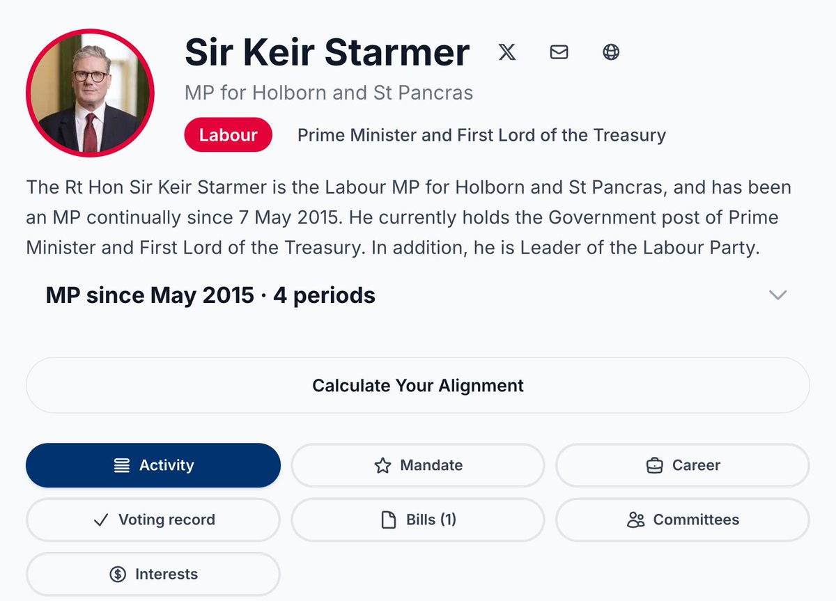 HoTPOfficial's tweet photo. Did you know that a former Prime Minister published an essay on Tuesday accusing the current Labour government of prioritising internal politics over competent governance? 

Prediction markets currently give a 50% chance of a Labour leadership contest by the end of June. The public has no formal say in whether that happens, who stands, or who wins. 

Tony Blair, Andy Burnham and Keir Starmer are debating who should lead this country entirely within the walls of Westminster and the pages of political newspapers. Nobody is asking you.

House of The People was built for everyone who just read that and thought: why is nobody asking us?