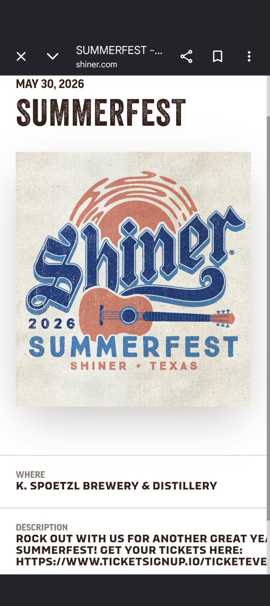 fsbelt's tweet photo. @suphannahrucker @KCShermanWx 
Don't forget about Shiner Summerfest https://t.co/5ZfdKYqf7R