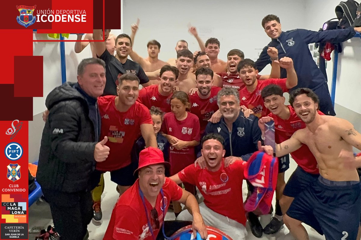 IcodenseOficial's tweet photo. ❤️ Agradecemos una vez más a toda la AFICIÓN por el increíble apoyo en El Molino. El sábado 30 de mayo, volvemos a necesitarles para la semifinal frente al CD Unión Tejina a las 19:30h.

¡SEGUIMOS ROJOS! ¡VAMOS CON TODO!

📸 Sheila Gutiérrez

#SomosIcodense #UDI2526 https://t.co/4m728RgE0S