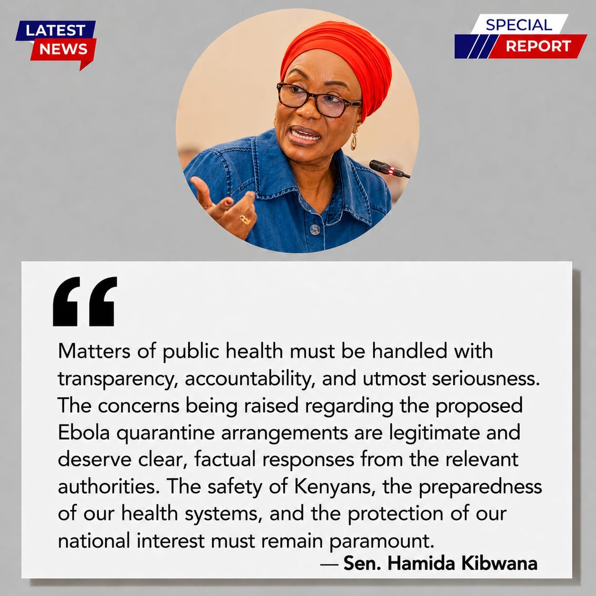 Senator Hamida Kibwana tweet media
