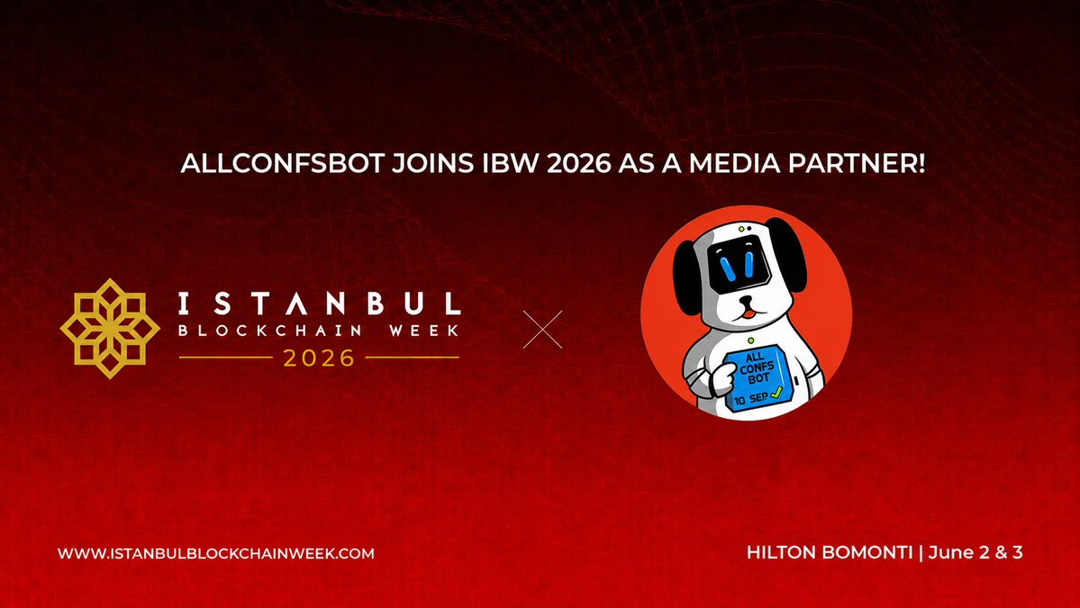 Allconfsbot's tweet photo. Istanbul Blockchain Week – Shaping the Future of Web3 in Türkiye and Beyond 

📅 Dates: 2–3 June 2026
 📍 Location: Hilton Bomonti Hotel, Istanbul 

Istanbul Blockchain Week returns for its fifth edition as Türkiye’s flagship Web3 conference and expo. Organized by Web3 marketing agency EAK Digital, the event brings together founders, developers, investors, enterprises, creators, policymakers, influencers, blockchain and AI experts, and global Web3 leaders in the heart of Istanbul. The program focuses on the technologies and conversations shaping crypto, DeFi, AI agents, gaming, real-world assets, regulations, privacy, stablecoins, and digital asset market development. Set against the backdrop of Türkiye’s fast-growing crypto adoption and Istanbul’s strategic position between Dubai and London, the event is designed to connect global participants with one of Europe’s most active Web3 markets. Across two days, attendees can expect keynotes, panels, fireside chats, roundtables, workshops, expo activity, investor formats, and curated networking. 

Why Attend:
• Explore Web3, crypto, DeFi, AI agents, gaming, real-world assets, regulations, privacy, and stablecoins
• Connect with founders, developers, investors, enterprises, creators, policymakers, and Web3 executives
• Join the main summit with exhibitors, keynote speakers, panels, media lounges, and KOL meet-and-greets
• Discover the Istanbul Institutional Markets Summit focused on market structure, custody, compliance, and digital asset integration
• Follow the Endeavour competition spotlighting Web3 and emerging technology startups 

Across recent editions, Istanbul Blockchain Week has welcomed 20,000+ attendees and 500+ speakers from leading protocols, exchanges, and institutions. IBW 2026 builds on previous editions that featured leaders from TRON, the Capital Markets Board of Türkiye, OKX TR, Mysten Labs, Mythical Games, and Igloo Asia. The event is positioned as a strategic gateway to Türkiye’s Web3 ecosystem, supporting deal-flow, partnerships, startup visibility, and international industry collaboration. 

All details are available on our website — https://t.co/HIT8UASolX 

|@IstanbulBlockWk|

#IstanbulBlockchainWeek #IBW2026 #Web3 #Blockchain #Crypto #DeFi #DigitalAssets #IstanbulEvents #StartupEcosystem #BlockchainConference