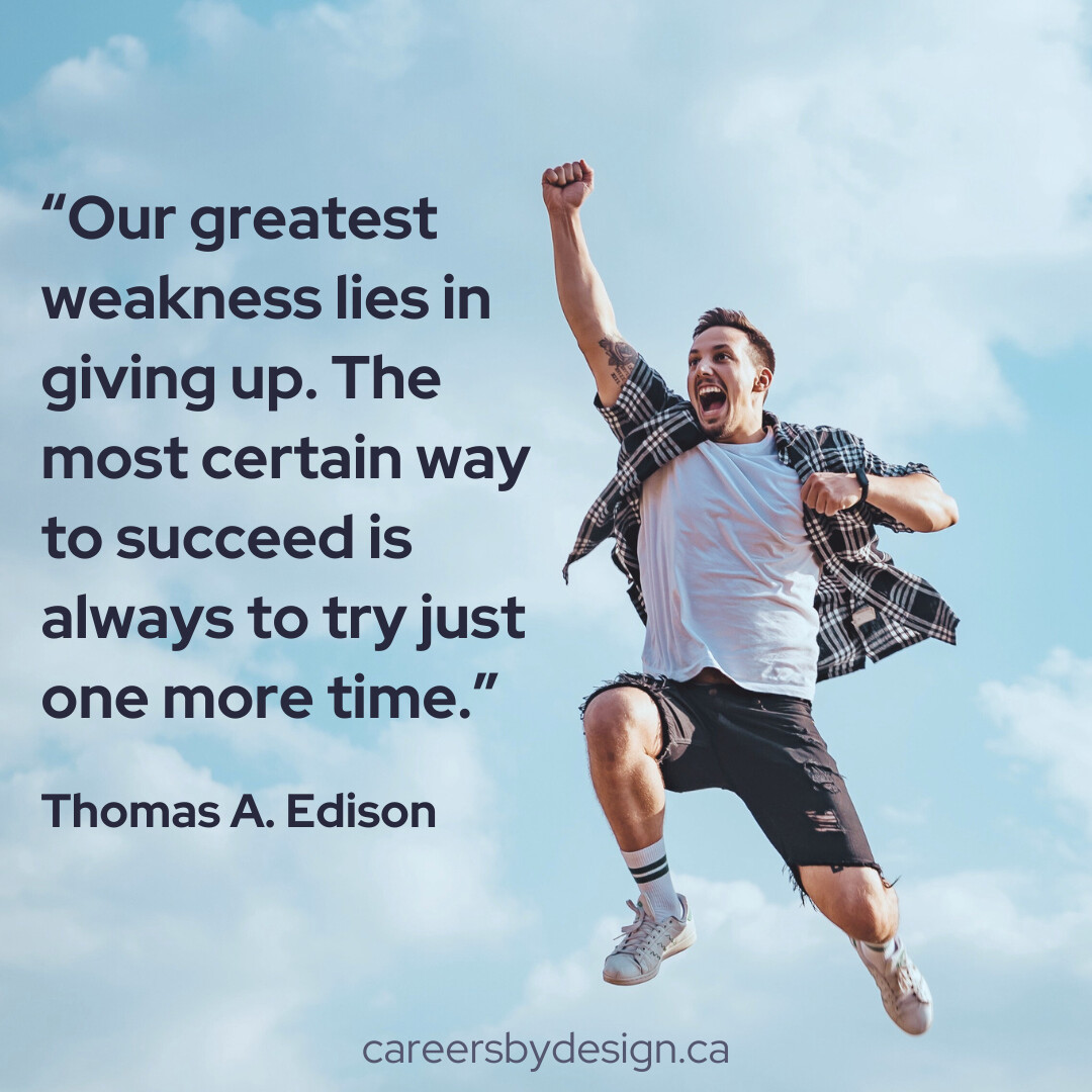 cbdcoaching's tweet photo. “Our greatest weakness lies in giving up. The most certain way to succeed is always to try just one more time.” —Thomas A. Edison https://t.co/bB0sJxGFfx