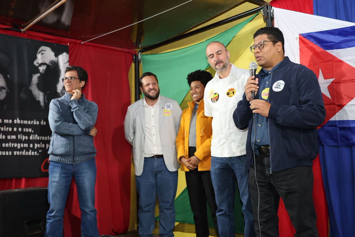 EmbaCubaBrasil's tweet photo. 🗣O embaixador cubano🇨🇺 Victor Cairo realizou uma visita de trabalho ao município de Campinas, estado de São Paulo🇧🇷, entre os dias 28 e 29 de maio. 1/3 https://t.co/VE097cBxlz