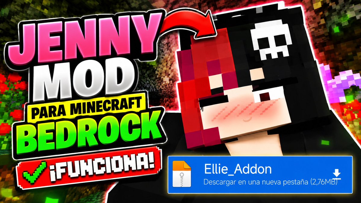 srmaster36's tweet photo. Jenny Mod actualizado para MCPE 26.x
#jennymod #jennymodmincraft #addonmcpe #modsminecraft #addonsminecraft https://t.co/Xt5z41JeCF