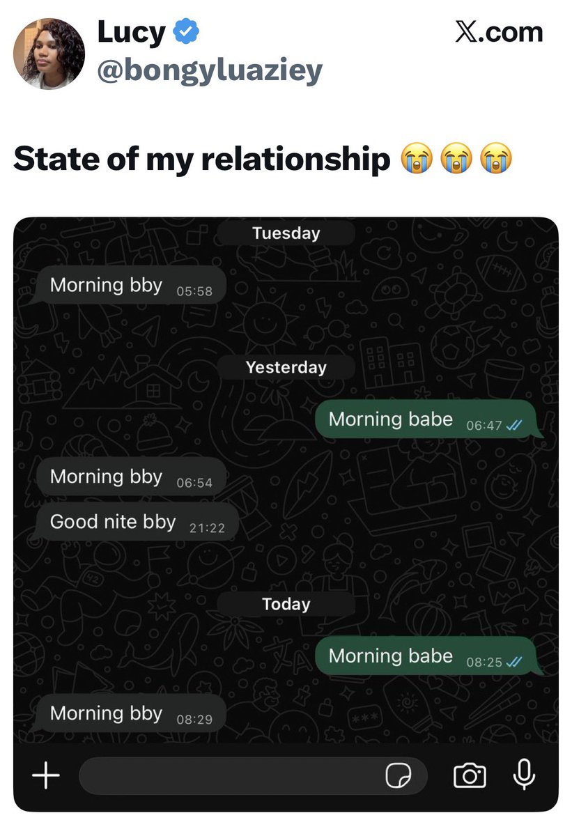 instablog9ja's tweet photo. Lady stirs reactions after revealing the state of her relationship https://t.co/z7cT1wEjk5