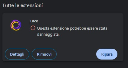 BitCryptoRepost's tweet photo. @lace_io I have this problem with my Chrome browser.
I try to fix it, but I still have the same problem. https://t.co/EPao8nbXgh