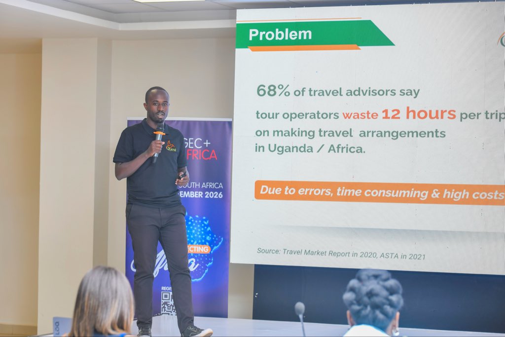 EntUganda's tweet photo. 12 hours wasted per trip on manual safari planning. Errors, delays, and lost revenue. Canine Safaris Ltd says, no more! 🚫

@caninesafaris introduces their game-changing B2B SaaS platform built exclusively for African tour operators!

By replacing manual chaos with a unified itinerary, pricing, and booking ecosystem, they are helping travel companies scale instantly. 

#GECRegionalPitch #Tourism