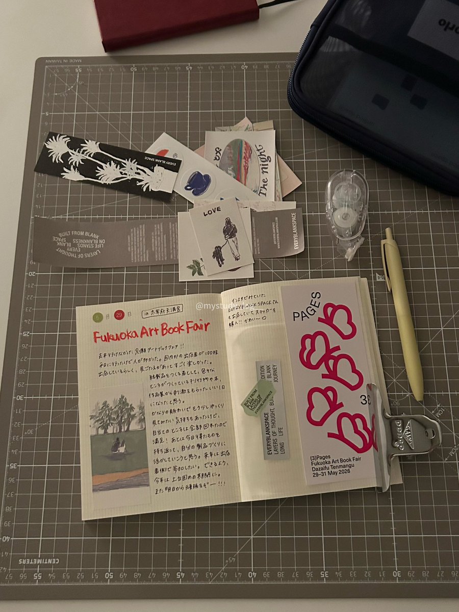 mystudy_log__'s tweet photo. 去年行けなかったアートブックフェア📕
今年は行けて大満足🙆‍♀️ https://t.co/LBAHmNhUuE