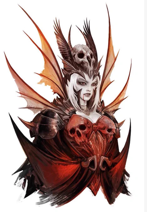 Elysabeta, Vampire Princess Concept art made for a bust sculpt, for the talented Karol Rudyk, back in the days