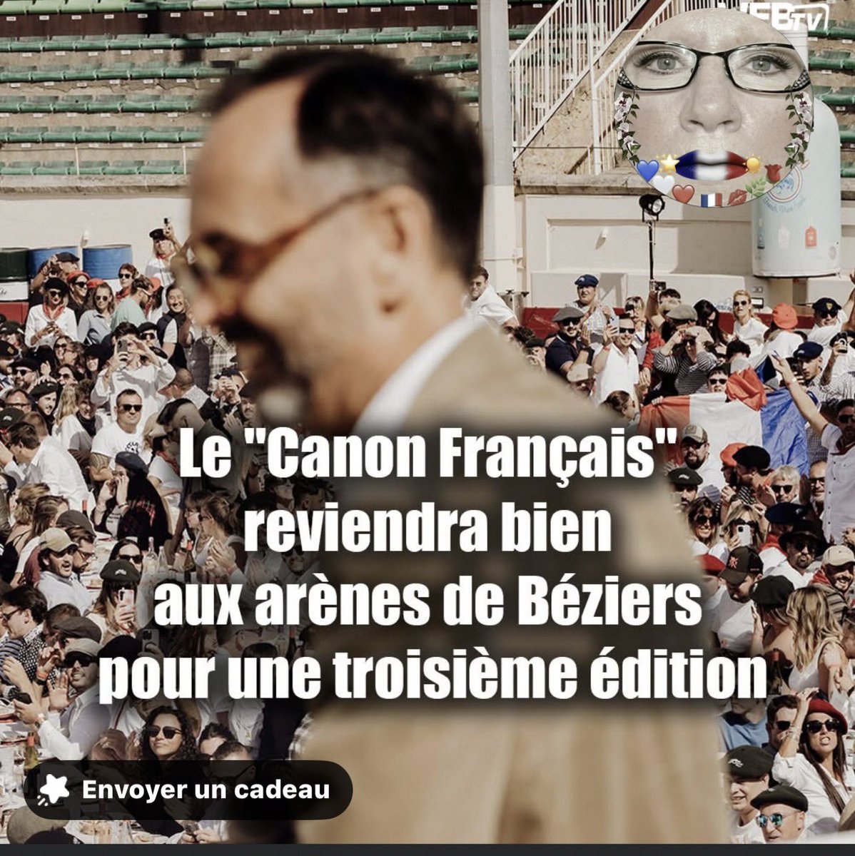 ElisaMaFrance's tweet photo. Bravo à ce maire de Béziers 🇫🇷
#SoutienÀRobertMénard 
@CanonFrancais https://t.co/8tRG1YTb9Y