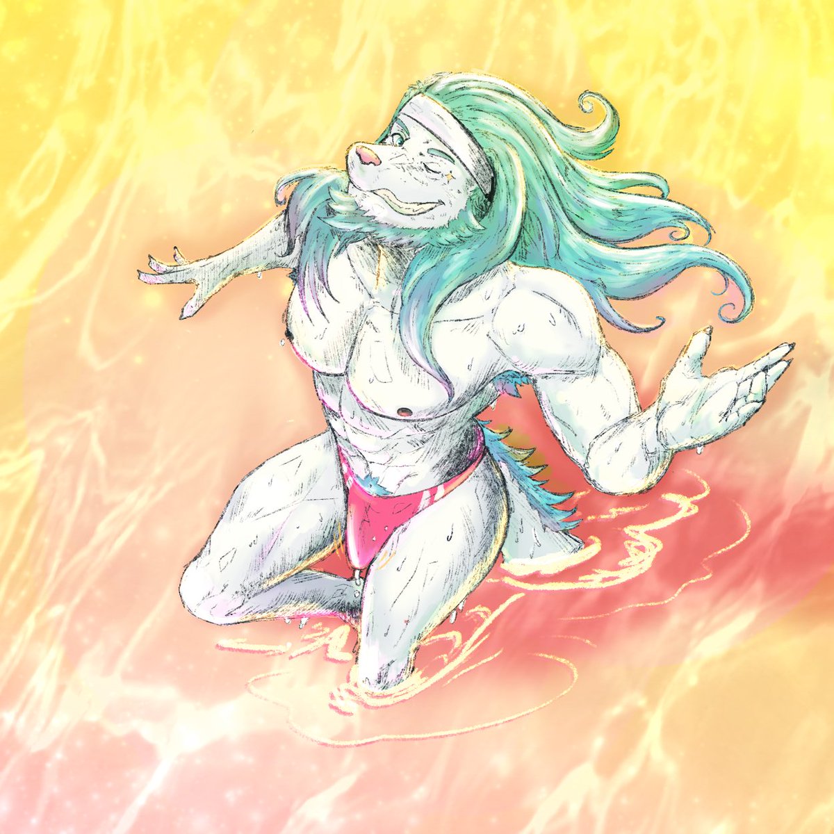 AquaticDaddy's tweet photo. Summer is starting up soon, maybe you'll get to see Caius out and about in his usual places of interest! https://t.co/vfdLtmm1lx