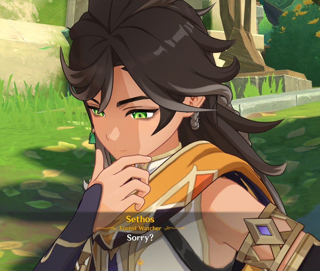 sethnari's tweet photo. // 6.6 Archon quest
One thing i will say right now is that Forest Watcher Sethos had me screaming and wriggling around like a mad man . This is sethnari as hell https://t.co/wJEEAQYDAS