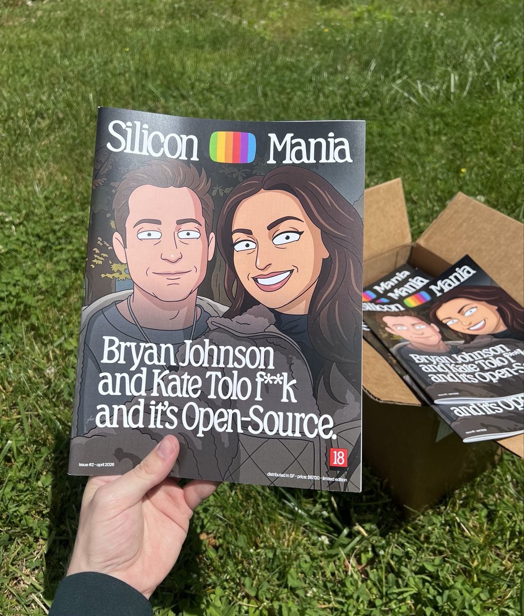 gabrielramans's tweet photo. The Silicon Mania Mag II has landed in NYC

the best April tech stories. printed.

499 copies. limited edition.

who wants one? https://t.co/Rl4jyscCcU