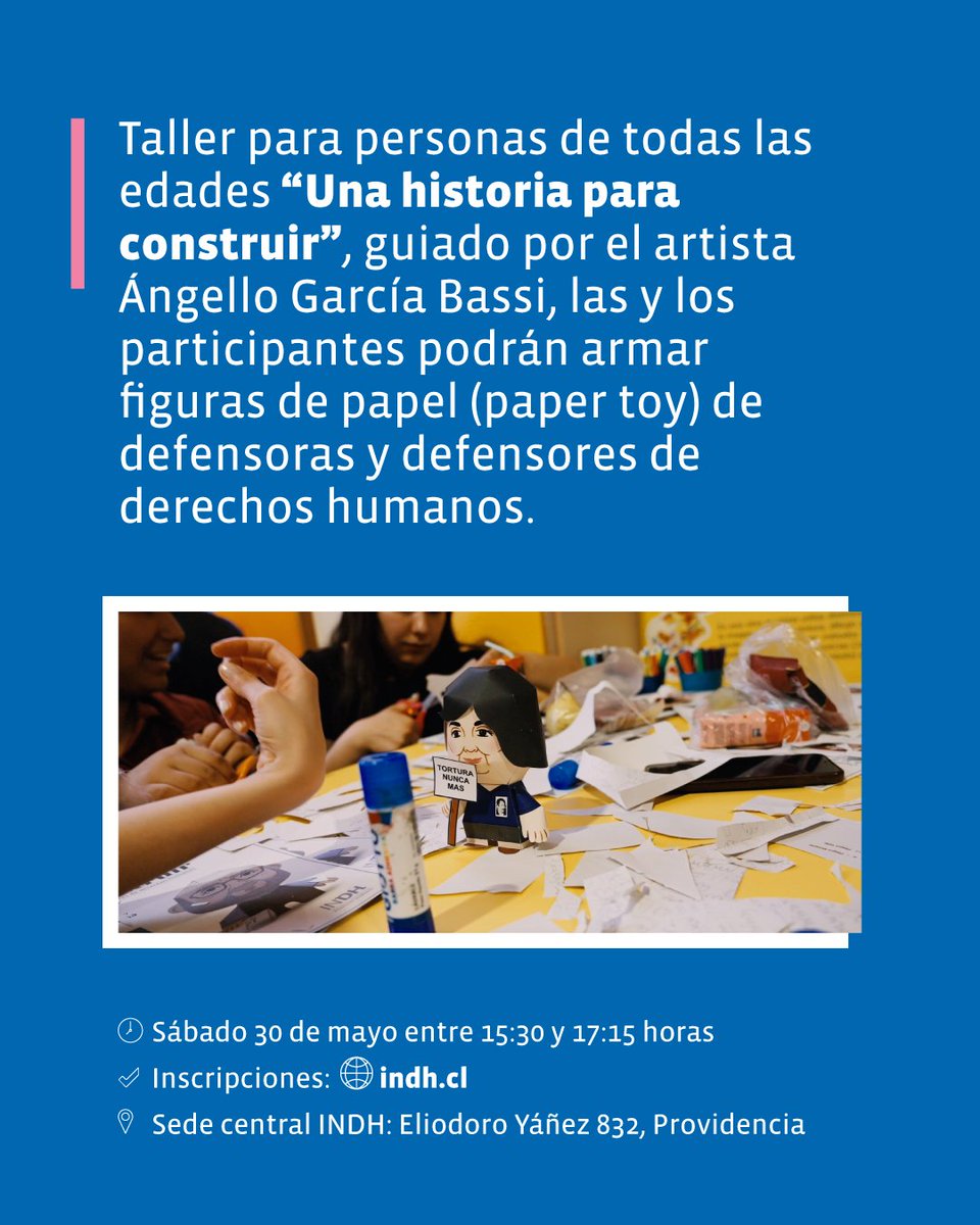 inddhh's tweet photo. Y en 👉 En la Región Metropolitana, la sede central abrirá sus puertas con muestras interactivas, talleres e instalaciones para personas de todas las edades.
🔗 Revisa todos los detalles de las actividades en el sitio web https://t.co/7ZQeyfv41B https://t.co/nY6uUXSztJ