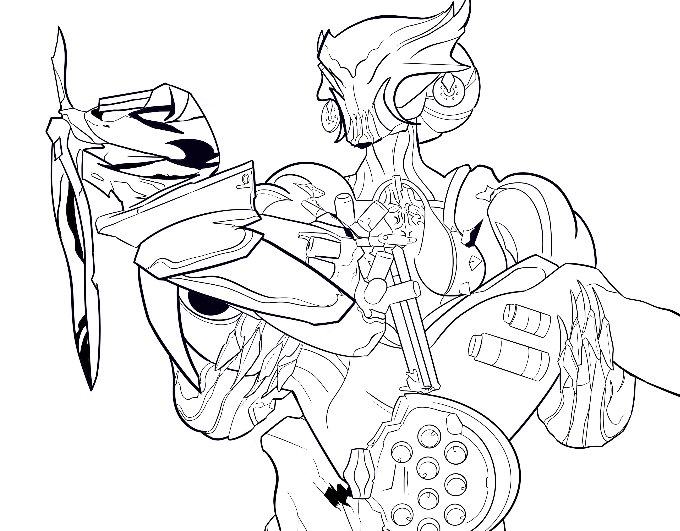 _fallenaes's tweet photo. Gotta share an old WIP I never got to finish, I think this was from a sketchdump... 3 years ago? I need to find the file later https://t.co/O42E0HbwSE
