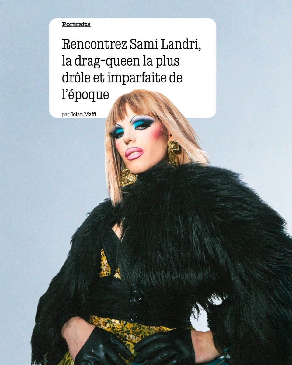 jolan_pdf's tweet photo. le contrecoup de son explosion sur TikTok, sa participation à Canada’s Drag Race, sa trajectoire unique dans le drag…

pour @lesinrocks j’ai discuté pendant 1h avec la brillante @sami_landri autour d’un verre pour lui tirer le portrait, à lire ici 👉 https://t.co/Yl1h9Gp0ms https://t.co/wSdaEnKFUz