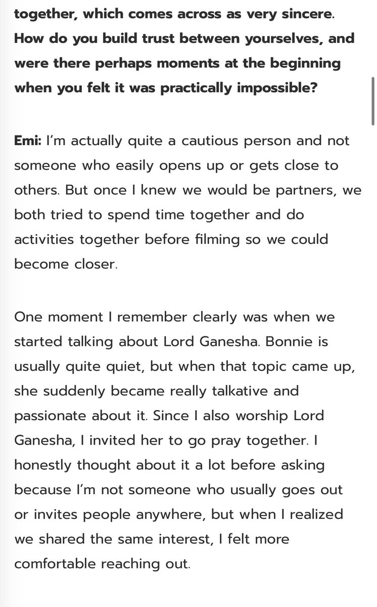 danaNYB's tweet photo. #EmiBonnie ใหัสัมภาษณ์กับ asianstyle 
#EmiAmily #Beonnnie 

Full interview https://t.co/FVfRTMAV7J https://t.co/AyYVRt8Bep