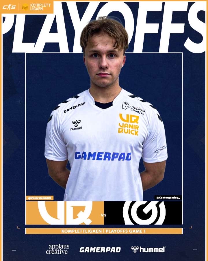 Centergaming_'s tweet photo. Kvartfinale sluttspill 19:00

CENTER vs @VanirQuickGG 

@Olastrandd, @DBL_iwnl, @PetterNning, Elliot "rygh" Rygh", @BBRRAAGGEE https://t.co/lyUGvnoatC
