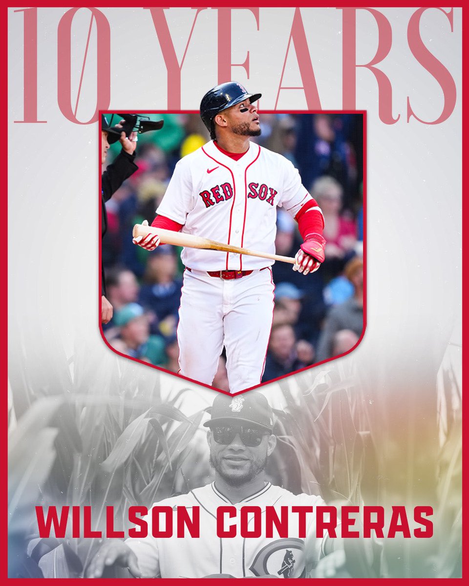MLBPA's tweet photo. Willson Contreras made his major league debut with the 2016 Chicago Cubs, helping the club win its first World Series in 108 years as a rookie. He built on that early success and now has 1,000 hits, more than 180 home runs, and three All-Star appearances to his name. In 2026 he joined his younger brother, William, in helping their home country of Venezuela win its first ever World Baseball Classic. Welcome to the club, Willson!