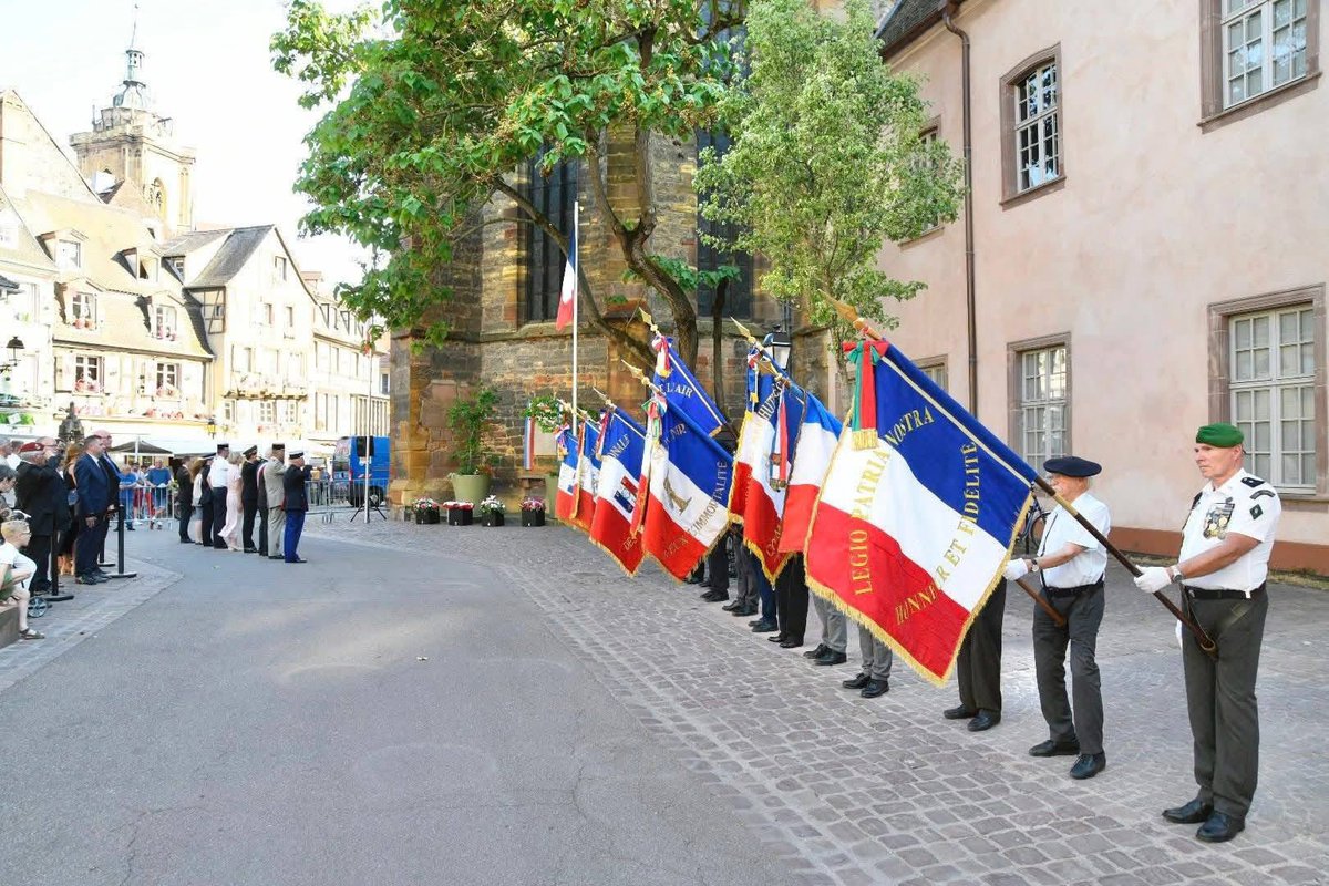 CZimmermann68's tweet photo. À l'invitation du préfet du Haut-Rhin, les élus patriotes , Alain Kott , Yann Durrière  ainsi que moi-même, présents pour rendre hommage aux martyrs de la Résistance, à l'occasion de la journée nationale de la Résistance. https://t.co/S5MpslI0RA