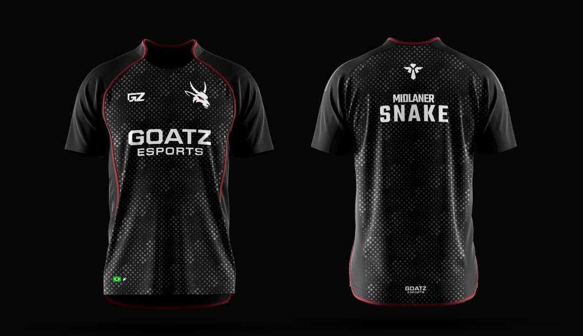 GZ_SnakeWR's tweet photo. A espera acabou. Apresentamos o novo manto oficial da GOATZ ESPORTS! 🐐

Apresentamos a nossa camisa oficial. Textura impecável, o escudo da cabra cravado no peito e pronta para fazer história no competitivo.

O que acharam da nova skin? 👇

#GOATZ #GZEsports #WildRift https://t.co/DQDE3rCJWi